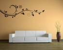 Beautiful Floral Vines Modern Vinyl Wall Art Decal